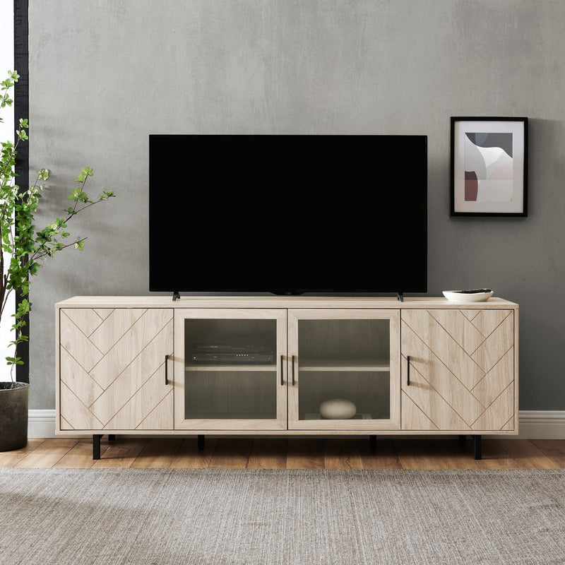 Ella Herringbone TV Stand