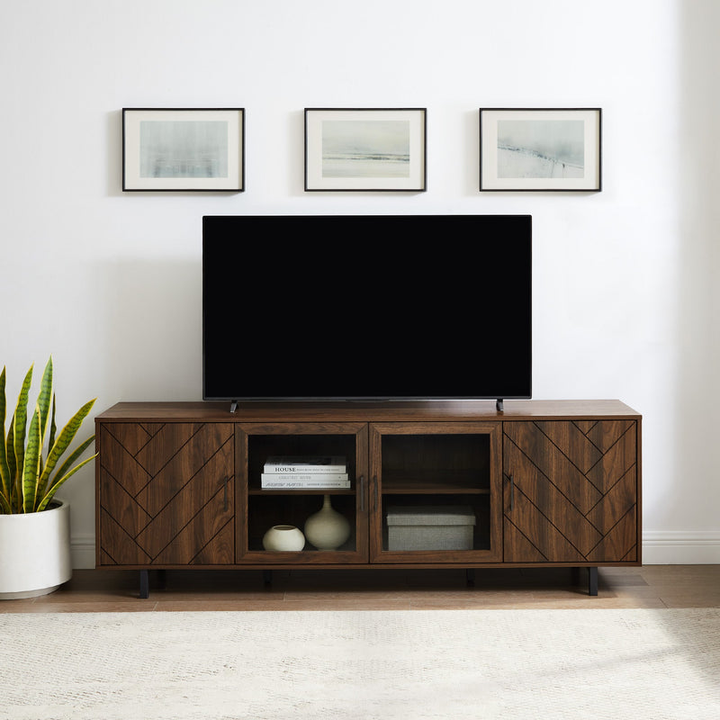 Ella Herringbone TV Stand