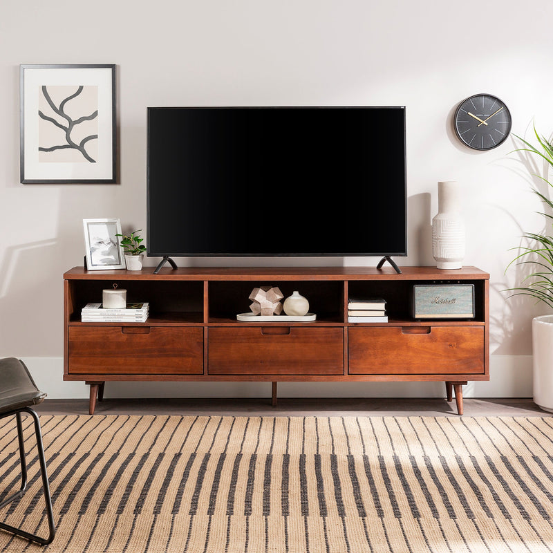 Sloane 70" 3 Drawer Solid Wood TV Stand