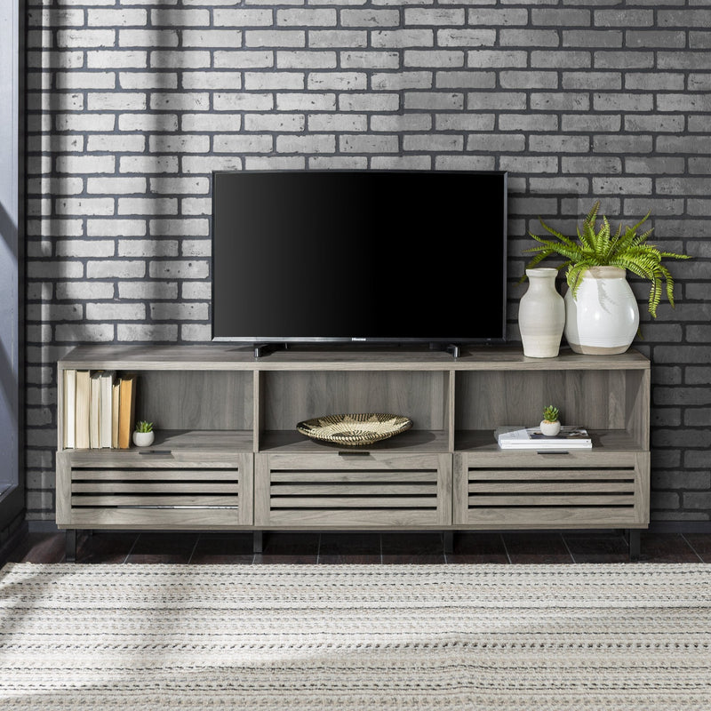 Jackson Slatted Media Console