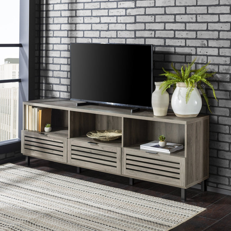 Jackson Slatted Media Console