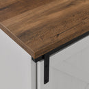 70" Sliding Barn Door TV Console