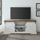 70" Sliding Barn Door TV Console