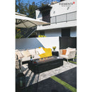 Elementi Plus - Varna Marble Porcelain Fire Table 60"