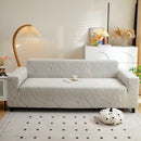Jacquard Leaf Stretch Sofa Protector Cover Soft Washable Spandex Couch Slipcover by Slipcover KAS™
