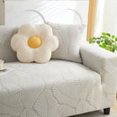 Jacquard Leaf Stretch Sofa Protector Cover Soft Washable Spandex Couch Slipcover by Slipcover KAS™