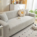 Jacquard Leaf Stretch Sofa Protector Cover Soft Washable Spandex Couch Slipcover by Slipcover KAS™