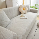 Jacquard Leaf Stretch Sofa Protector Cover Soft Washable Spandex Couch Slipcover by Slipcover KAS™