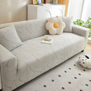 Jacquard Leaf Stretch Sofa Protector Cover Soft Washable Spandex Couch Slipcover by Slipcover KAS™