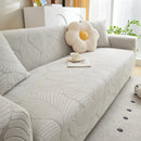 Jacquard Leaf Stretch Sofa Protector Cover Soft Washable Spandex Couch Slipcover by Slipcover KAS™