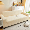 Jacquard Leaf Stretch Sofa Protector Cover Soft Washable Spandex Couch Slipcover by Slipcover KAS™
