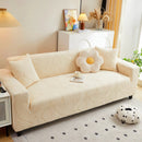 Jacquard Leaf Stretch Sofa Protector Cover Soft Washable Spandex Couch Slipcover by Slipcover KAS™