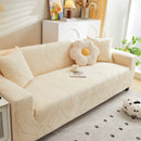 Jacquard Leaf Stretch Sofa Protector Cover Soft Washable Spandex Couch Slipcover by Slipcover KAS™