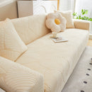 Jacquard Leaf Stretch Sofa Protector Cover Soft Washable Spandex Couch Slipcover by Slipcover KAS™
