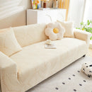 Jacquard Leaf Stretch Sofa Protector Cover Soft Washable Spandex Couch Slipcover by Slipcover KAS™