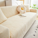 Jacquard Leaf Stretch Sofa Protector Cover Soft Washable Spandex Couch Slipcover by Slipcover KAS™