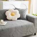 Jacquard Leaf Stretch Sofa Protector Cover Soft Washable Spandex Couch Slipcover by Slipcover KAS™
