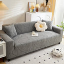 Jacquard Leaf Stretch Sofa Protector Cover Soft Washable Spandex Couch Slipcover by Slipcover KAS™