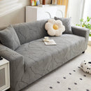 Jacquard Leaf Stretch Sofa Protector Cover Soft Washable Spandex Couch Slipcover by Slipcover KAS™