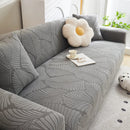 Jacquard Leaf Stretch Sofa Protector Cover Soft Washable Spandex Couch Slipcover by Slipcover KAS™