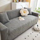 Jacquard Leaf Stretch Sofa Protector Cover Soft Washable Spandex Couch Slipcover by Slipcover KAS™
