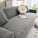 Jacquard Leaf Stretch Sofa Protector Cover Soft Washable Spandex Couch Slipcover by Slipcover KAS™
