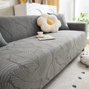 Jacquard Leaf Stretch Sofa Protector Cover Soft Washable Spandex Couch Slipcover by Slipcover KAS™