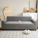 Jacquard Leaf Stretch Sofa Protector Cover Soft Washable Spandex Couch Slipcover by Slipcover KAS™