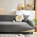 Jacquard Leaf Stretch Sofa Protector Cover Soft Washable Spandex Couch Slipcover by Slipcover KAS™