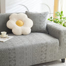 Embossed Geometric Elastic Sofa Cover Boho Stylish Decorative Furniture Covers