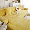 L Shape Couch Cover Stretch Soft Sectional Sofa Cover Furniture Protector Slipcover for Couch with 1pcs Free Pillowcases