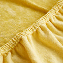 L Shape Couch Cover Stretch Soft Sectional Sofa Cover Furniture Protector Slipcover for Couch with 1pcs Free Pillowcases