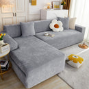 L Shape Couch Cover Stretch Soft Sectional Sofa Cover Furniture Protector Slipcover for Couch with 1pcs Free Pillowcases