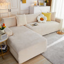 L Shape Couch Cover Stretch Soft Sectional Sofa Cover Furniture Protector Slipcover for Couch with 1pcs Free Pillowcases