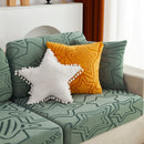 Starry Sky Jacquard Fleece Stretchable Non-Slip Cushion Covers Furniture Covers for L-Shaped Couch