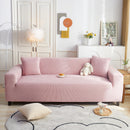 Grid Textured Stretch Sofa Cover, Soft Elastic Slipcover for Couch Protection
