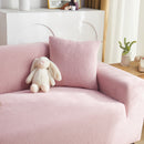 Grid Textured Stretch Sofa Cover, Soft Elastic Slipcover for Couch Protection