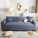 Grid Textured Stretch Sofa Cover, Soft Elastic Slipcover for Couch Protection