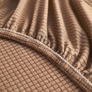 Grid Textured Stretch Sofa Cover, Soft Elastic Slipcover for Couch Protection