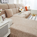 Elastic Skirted Couch Cushion Covers for 1/2/3/4-Seater Sofas, Furniture Protector for Pets, Kids