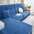 Sofa Seat Cover, Sunflower Patterned Elastic Skirted Couch Cushion Covers for 1/2/3/4-Seater Sofas
