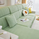 Tailored Sofa Cushion Covers Stretch Couch Seat Covers  with Skirt for Sectional Sofas