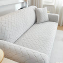 3D Jacquard Couch Slipcover, Washable Non Slip Soft Couch Sofa Cover for Kids, Pets by Slipcover KAS™