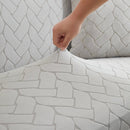 3D Jacquard Couch Slipcover, Washable Non Slip Soft Couch Sofa Cover for Kids, Pets by Slipcover KAS™
