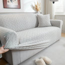 3D Jacquard Couch Slipcover, Washable Non Slip Soft Couch Sofa Cover for Kids, Pets by Slipcover KAS™