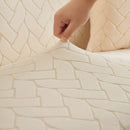 3D Jacquard Couch Slipcover, Washable Non Slip Soft Couch Sofa Cover for Kids, Pets by Slipcover KAS™