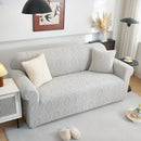 3D Baroque Floral Stretch Sofa Cover Elastic Polar Fleece Couch Slipcover with Straps by Slipcover KAS™