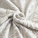 3D Baroque Floral Stretch Sofa Cover Elastic Polar Fleece Couch Slipcover with Straps by Slipcover KAS™