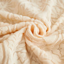 3D Baroque Floral Stretch Sofa Cover Elastic Polar Fleece Couch Slipcover with Straps by Slipcover KAS™