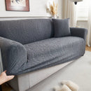 3D Baroque Floral Stretch Sofa Cover Elastic Polar Fleece Couch Slipcover with Straps by Slipcover KAS™